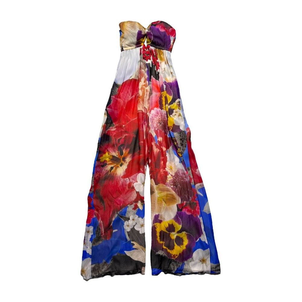 $3,000 silk floral print jumpsuit